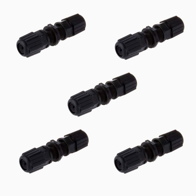 ANMBEST 5PCS M20 RJ45 Waterproof Cat5/5e 8P8C Connector IP67 Ethernet LAN Cable Connector Double Head Outdoor LAN Coupler Adapter Female to Female - Image 1